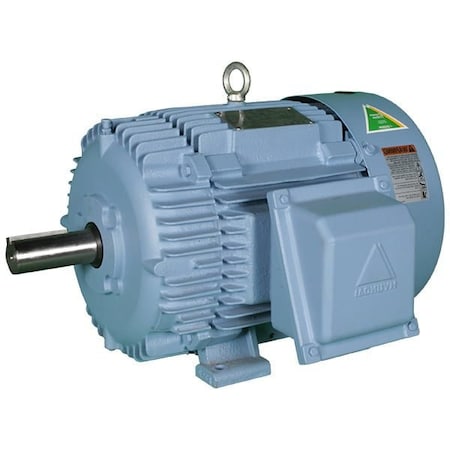 Worldwide Electric Hyundai PEM Motor, TEFC, Rigid, 3 PH, F2 Mt., 445T, 460V, 150 HP HHI150-18-445T-F2